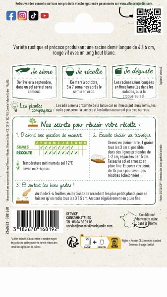 Potagères - Radis Pernot Clair - MEDIA_PACKAGING_VERSO